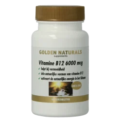 Golden Naturals Vitamine B12 6000mcg vega