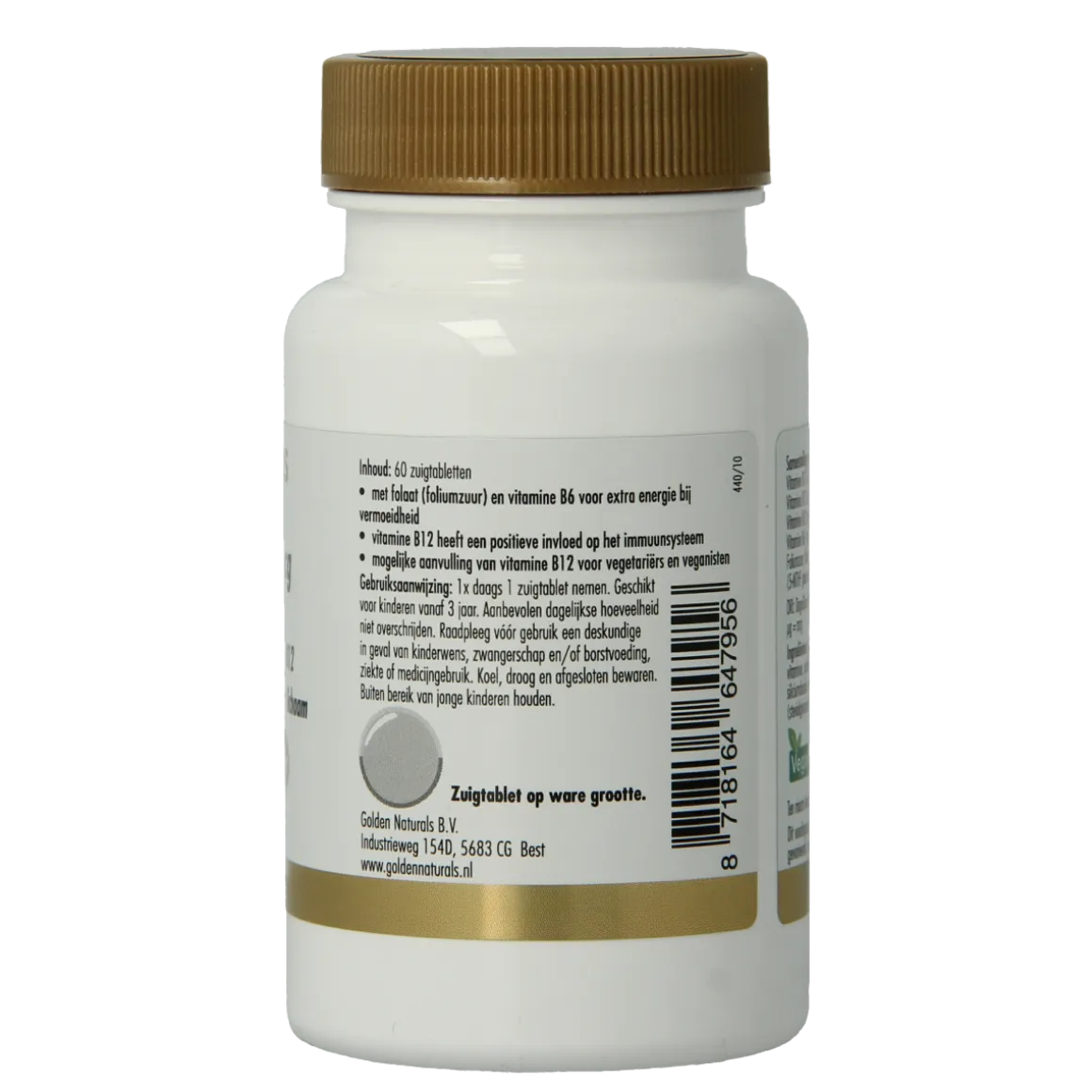 Golden Naturals Vitamine B12 6000mcg vega