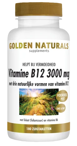 Golden Naturals Vitamine B12 3000mcg