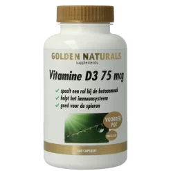 Golden Naturals Vitamine D3 25mcg