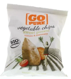 Go Pure Chips sweet potato tomato & rosemary bio