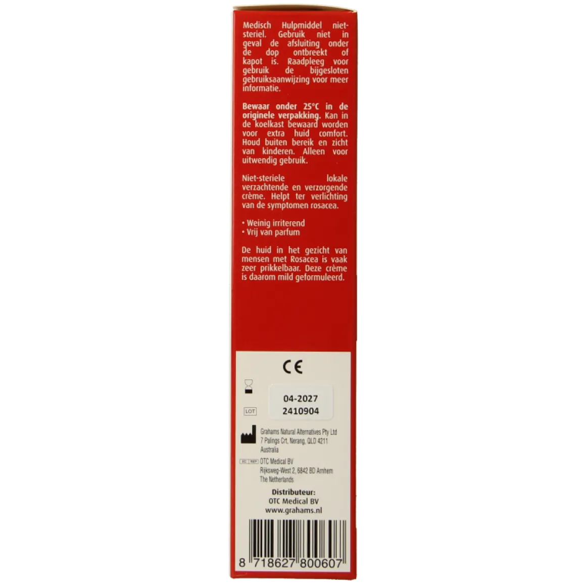Grahams Rosacea creme