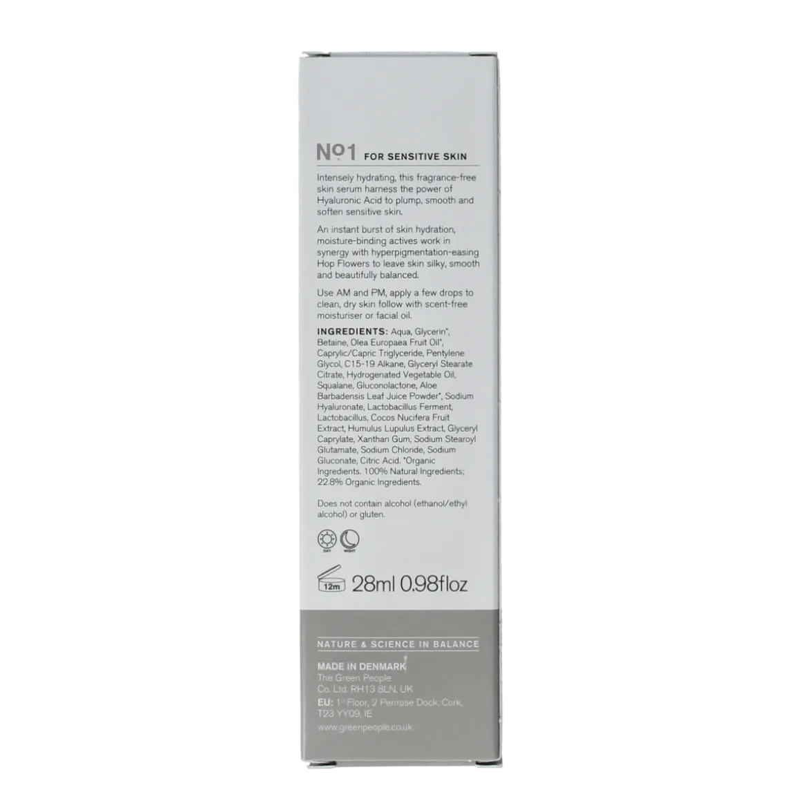 Green People Nordic Roots serum hyaluronic booster