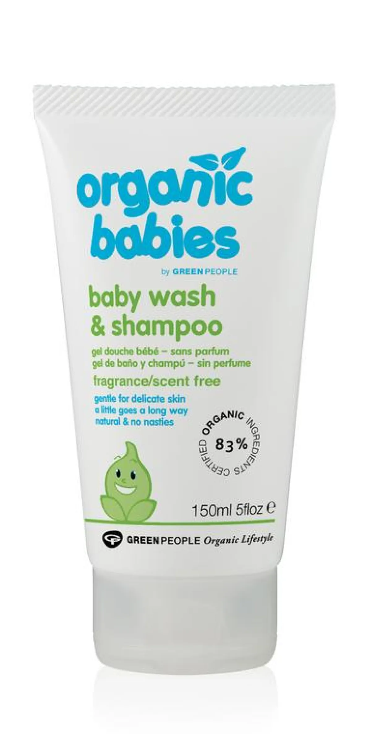 Hot Green People Organic babies baby wash & shampoo scent free