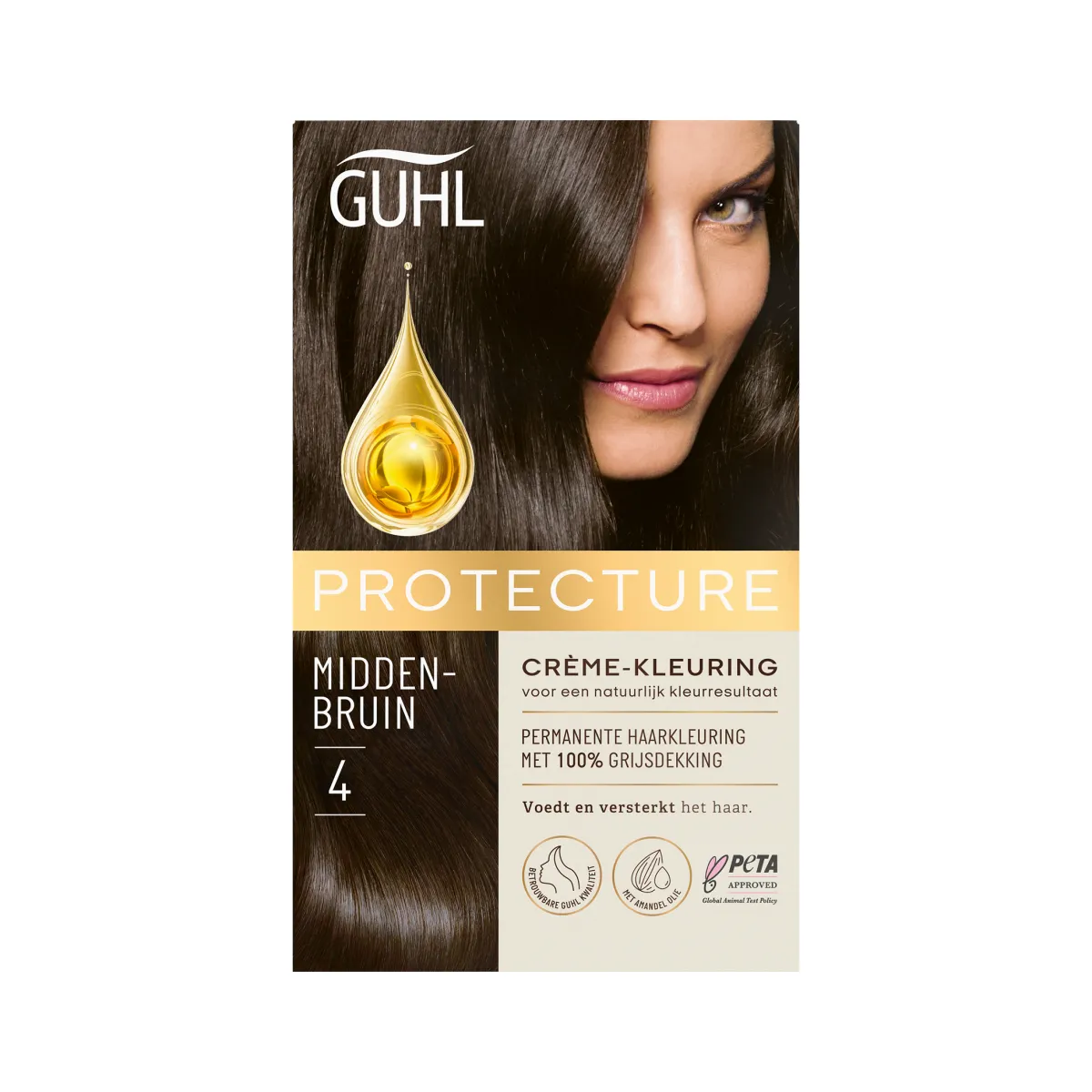 Guhl Beschermende cremekleur 4 middenbruin