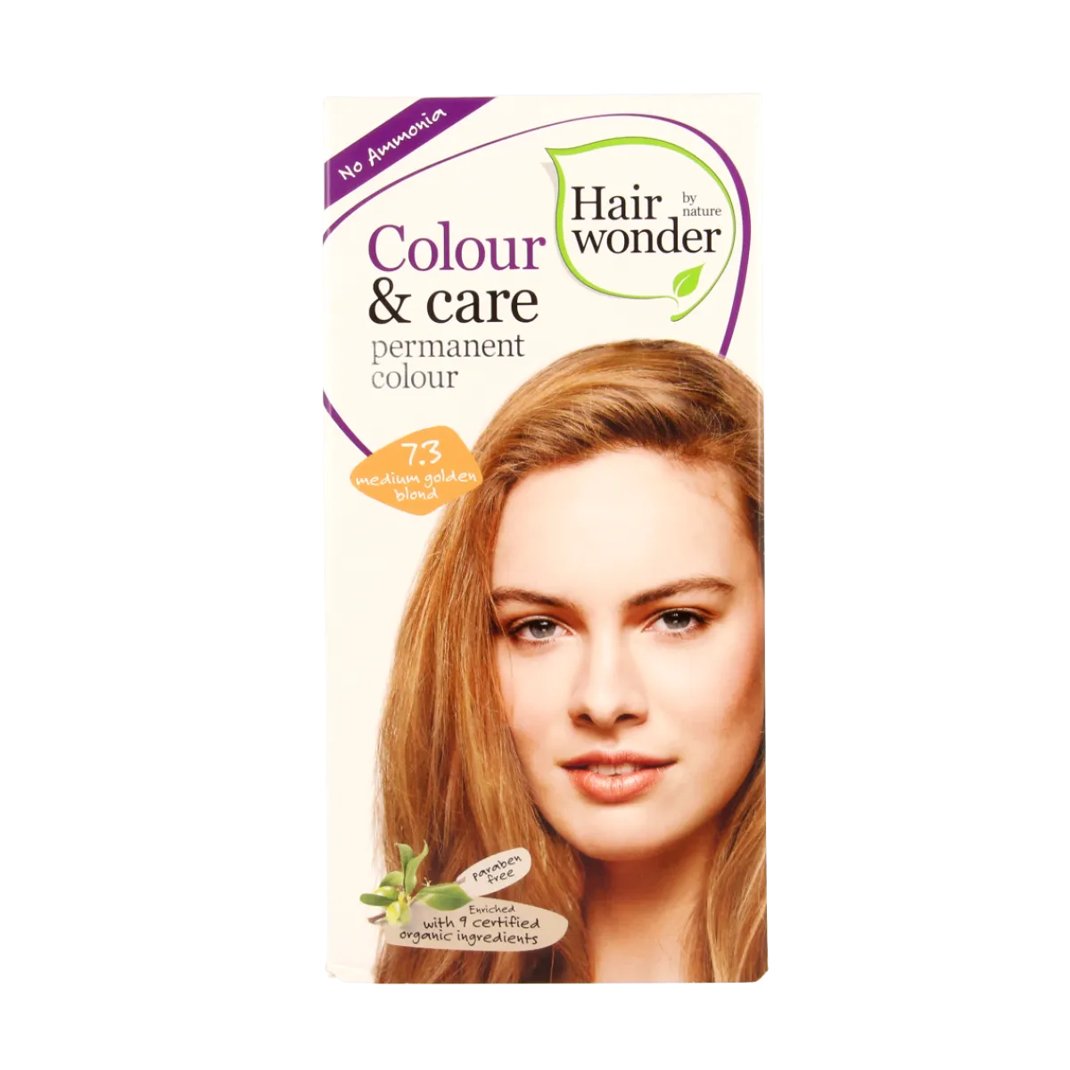 New Hairwonder Colour & Care 7.3 medium gold blond