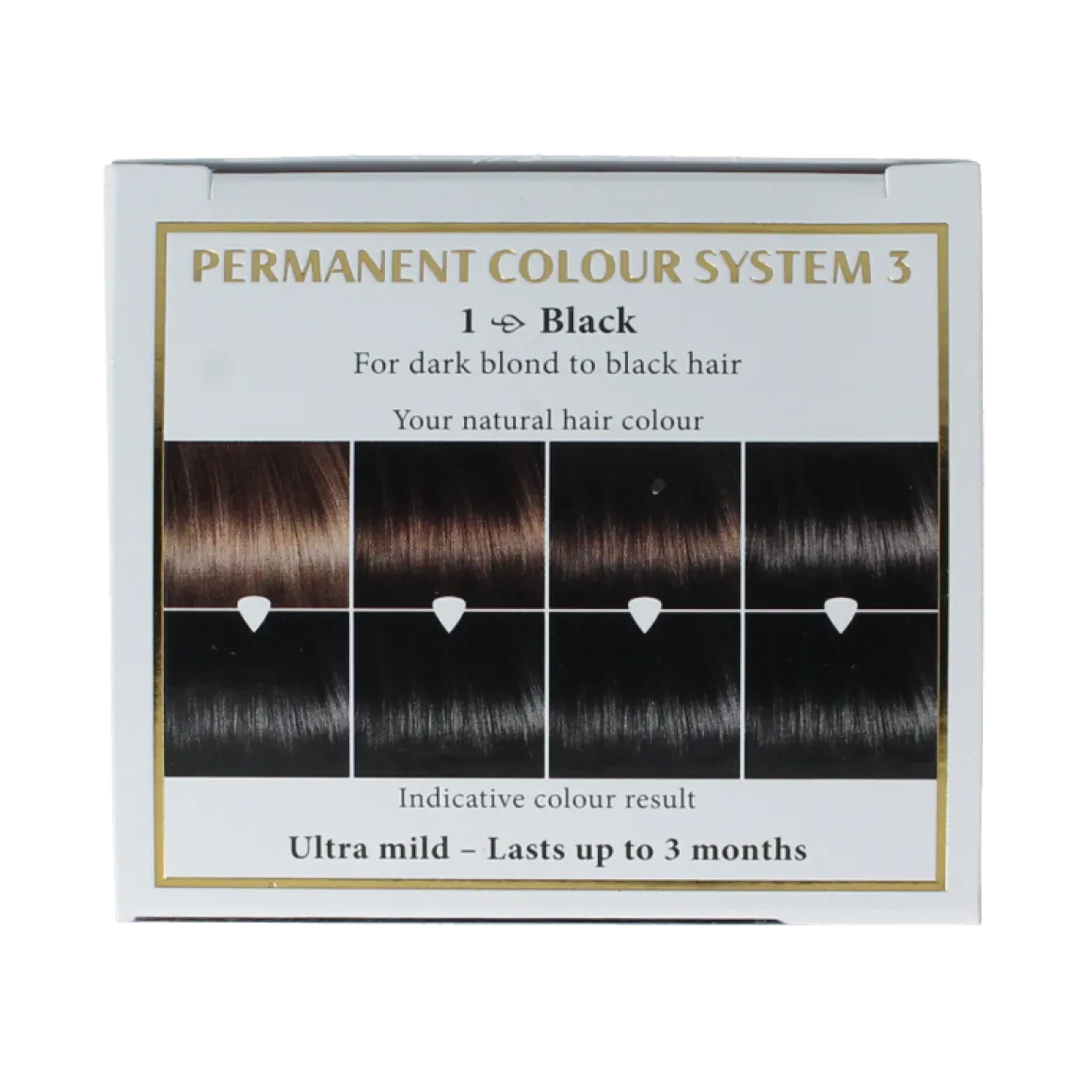 Hairwonder Long lasting colour 1 black