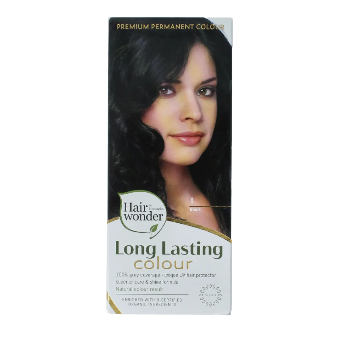 Hairwonder Long lasting colour 1 black