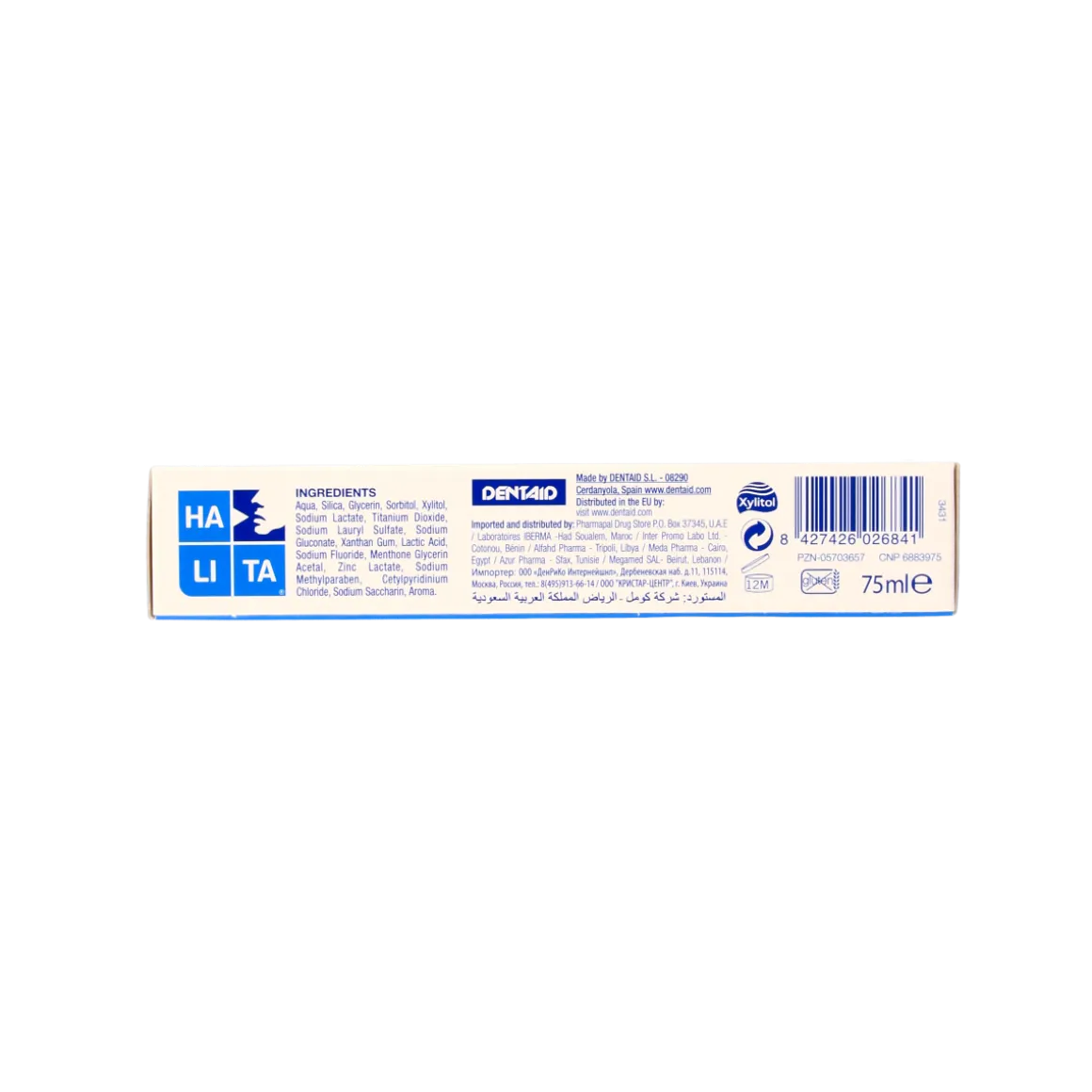 Halita Tandpasta fluoride