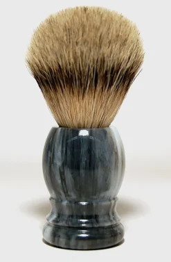 Hans Baier Scheerkwast silverspits marmer/grijs