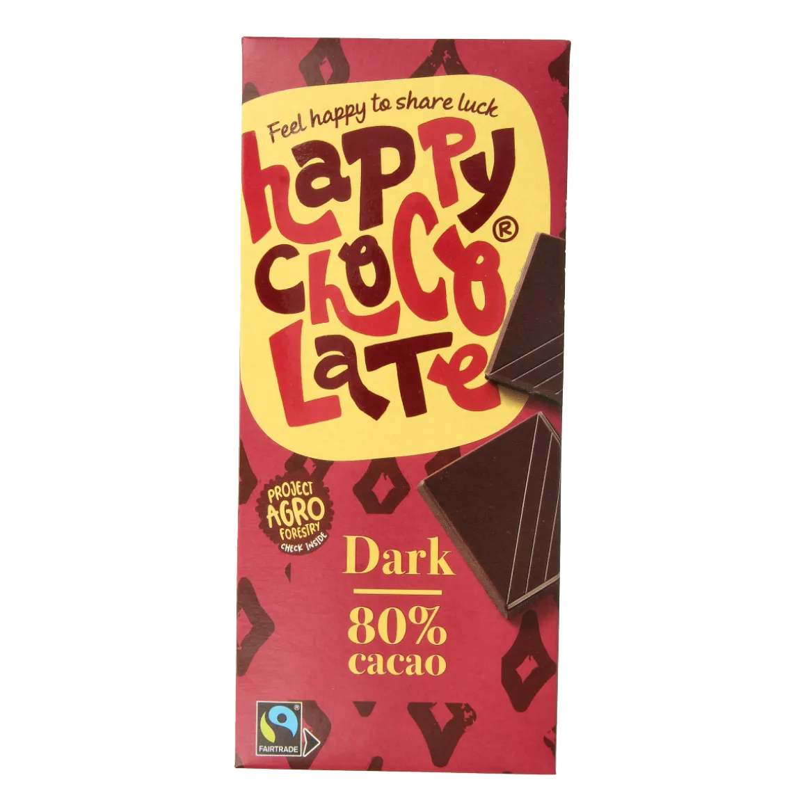 Happy Chocolate Puur 80% bio