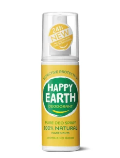 Happy Earth Deodorant spray jasmine ho wood