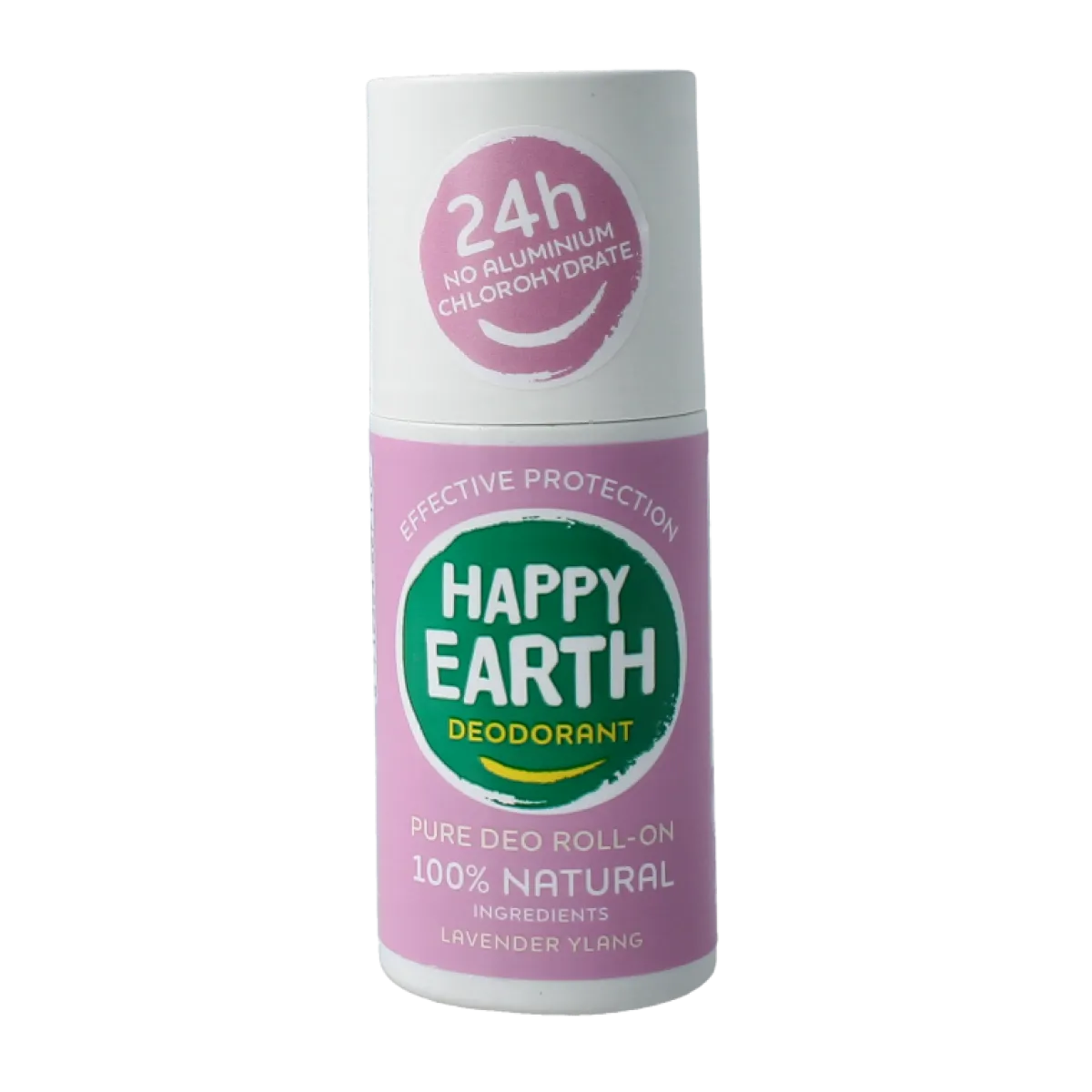 New Happy Earth Pure deodorant roll-on lavender ylang