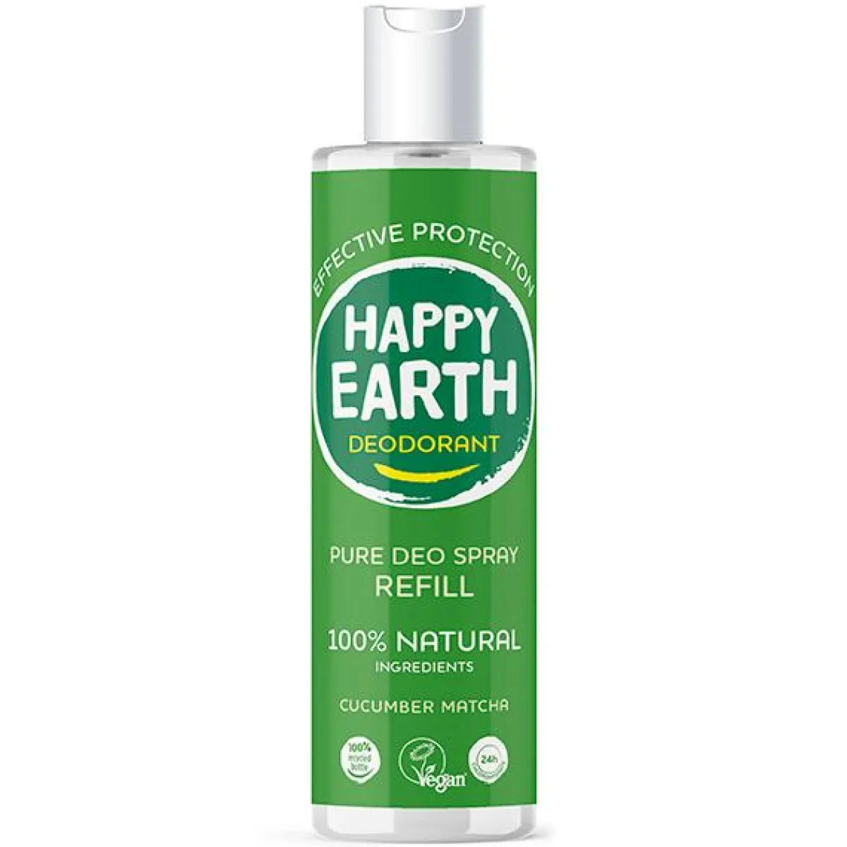 Outlet Happy Earth Pure deodorant spray cucumber matcha refill