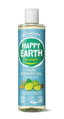 Hot Happy Earth Pure showergel cedar lime
