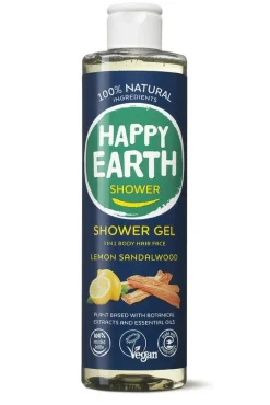 Sale Happy Earth Pure showergel lemon sandalwood
