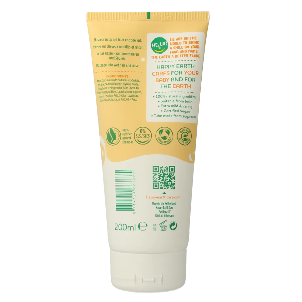 New Happy Earth Shampoo voor baby & kids