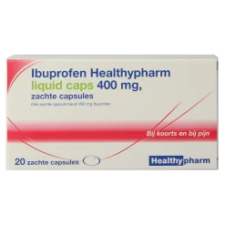 New Healthypharm Ibuprofen 400mg liquid caps