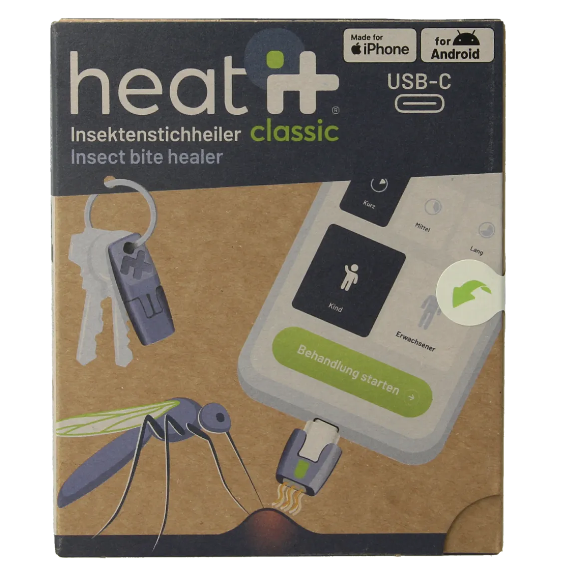 Heat-it Insect bite healer classic USB-C