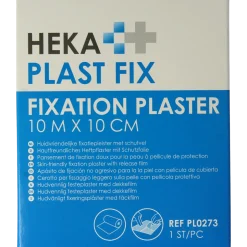 Hekaplast Fix pleister 10m x 10cm met schutvel