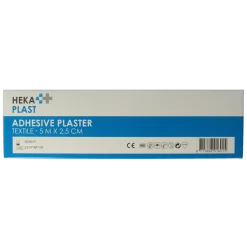 Online Hekaplast Hechtpleister textiel 5 x 2.5cm