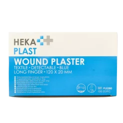 Best Hekaplast Vingerpleister detectable 120 x 20 haccp elastisch
