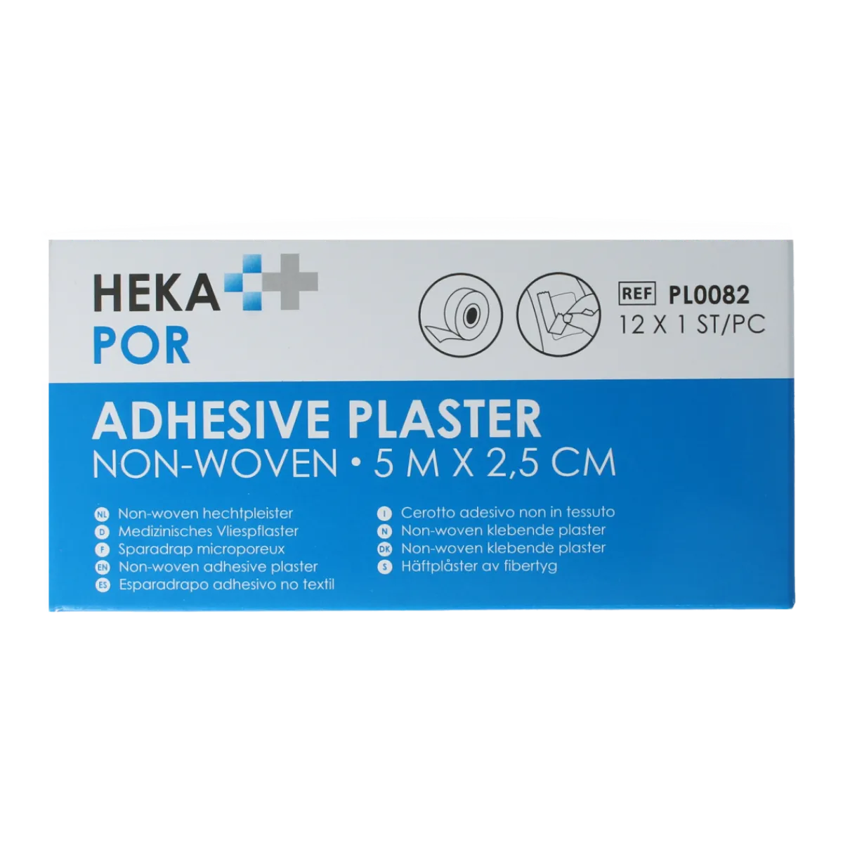 Best Hekapor Hechtpleister non-woven ring 5 x 2.5cm