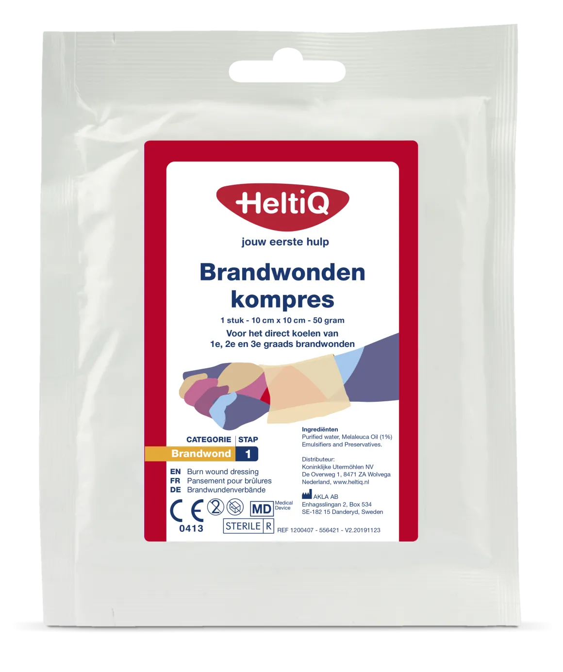 Heltiq Brandwondenkompres