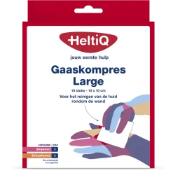 Heltiq Gaaskompressen 10 x 10cm
