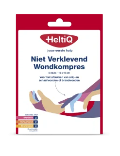 Best Heltiq Niet verklevend wondkompres 10 x 10cm