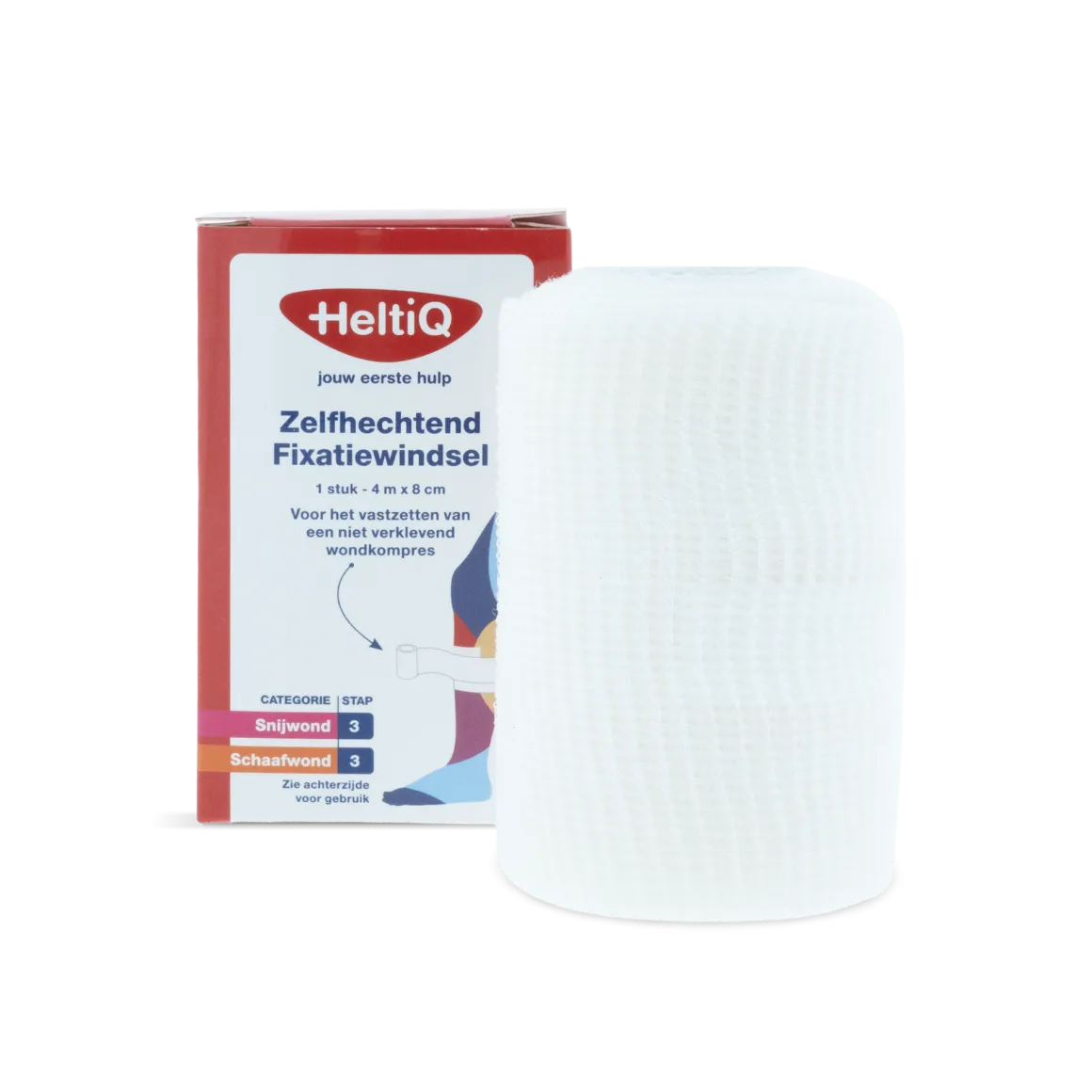 Heltiq Zelfhechtend windsel 4m x 8cm