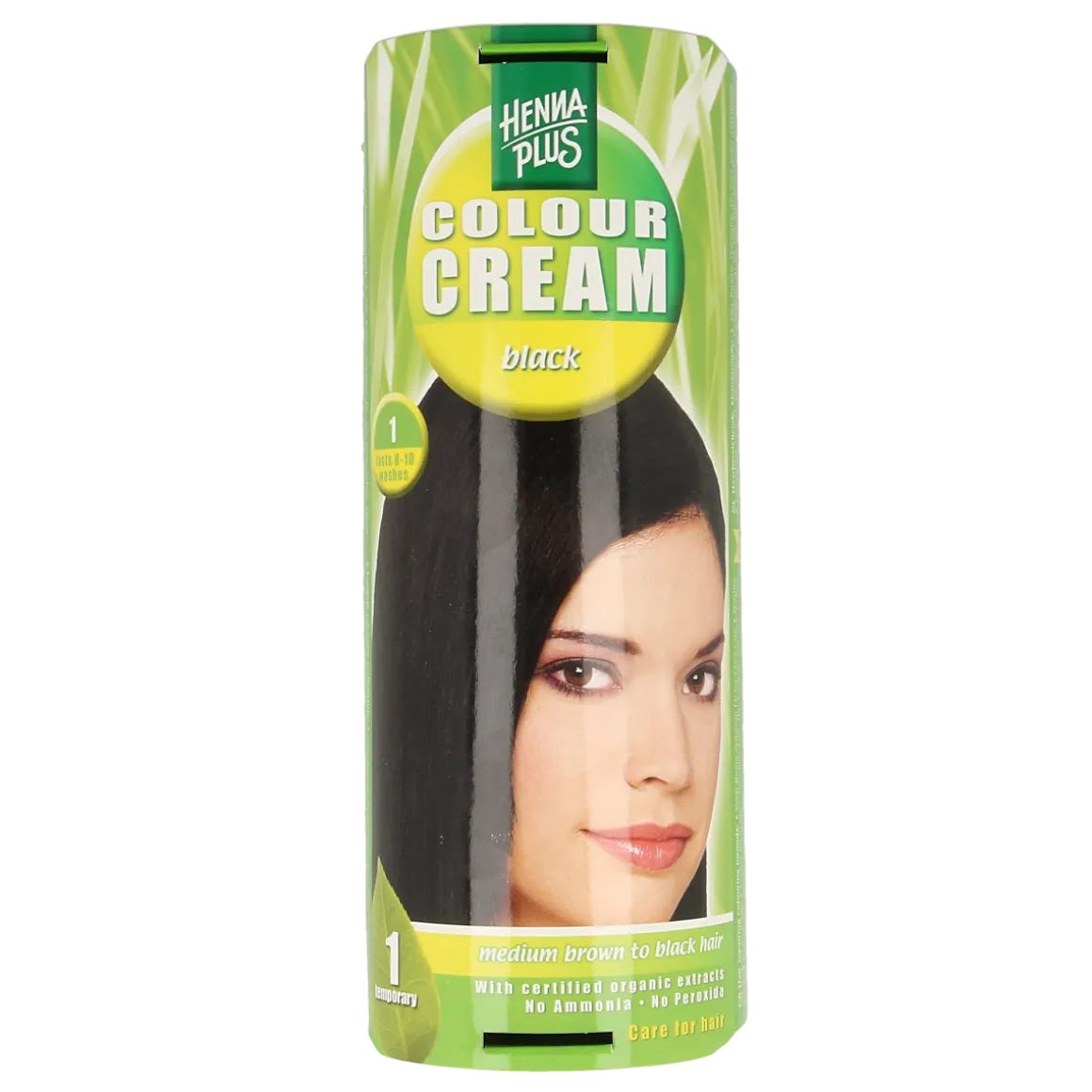 Henna Plus Colour cream black 1
