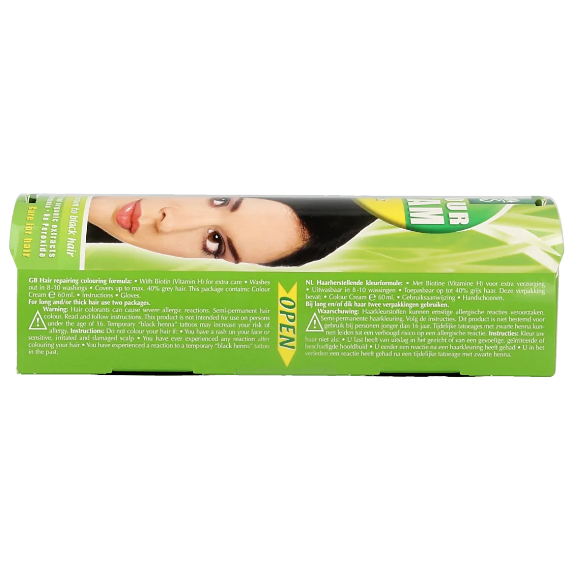 Henna Plus Colour cream black 1