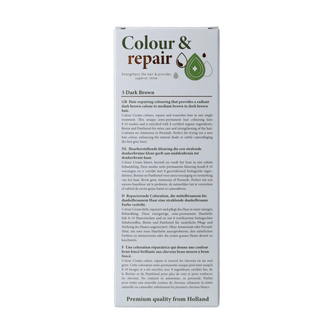Henna Plus Colour cream 3 dark brown