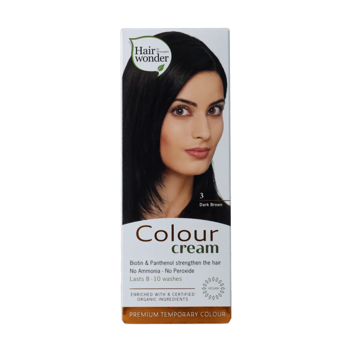 Henna Plus Colour cream 3 dark brown