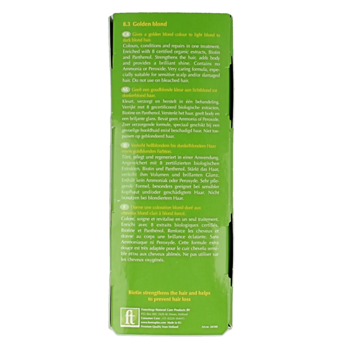 Outlet Henna Plus Colour cream 8.3 gold blond