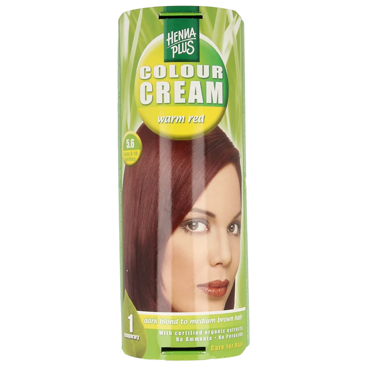 Hot Henna Plus Colour cream 5.6 warm red