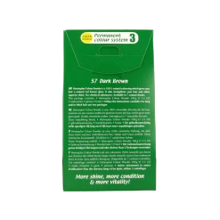 Hot Henna Plus Colour powder 57 dark brown