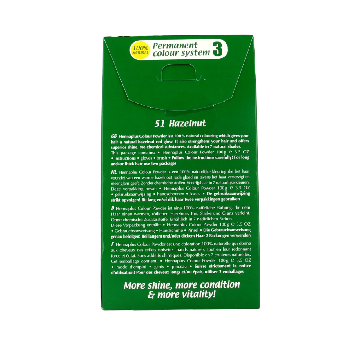 Outlet Henna Plus Colour powder 51 hazelnut