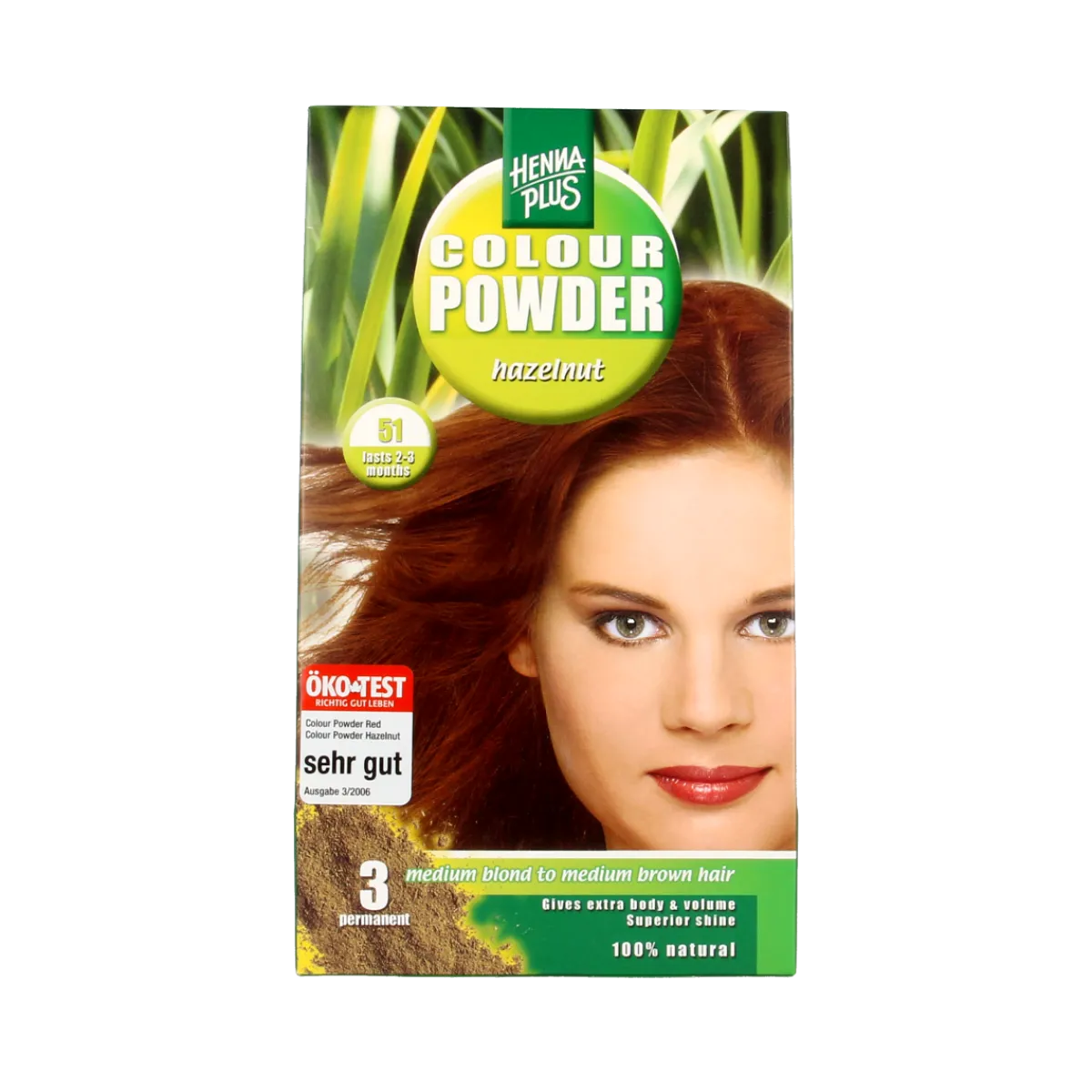 Outlet Henna Plus Colour powder 51 hazelnut