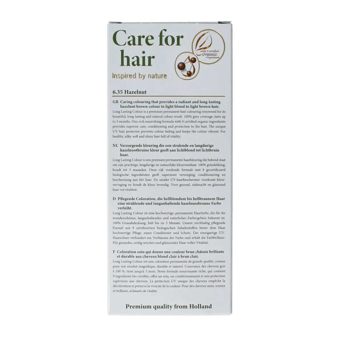 Henna Plus Long lasting colour 6.35 hazelnut