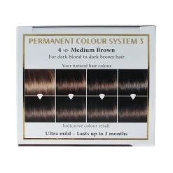 Henna Plus Long lasting colour 4 medium brown