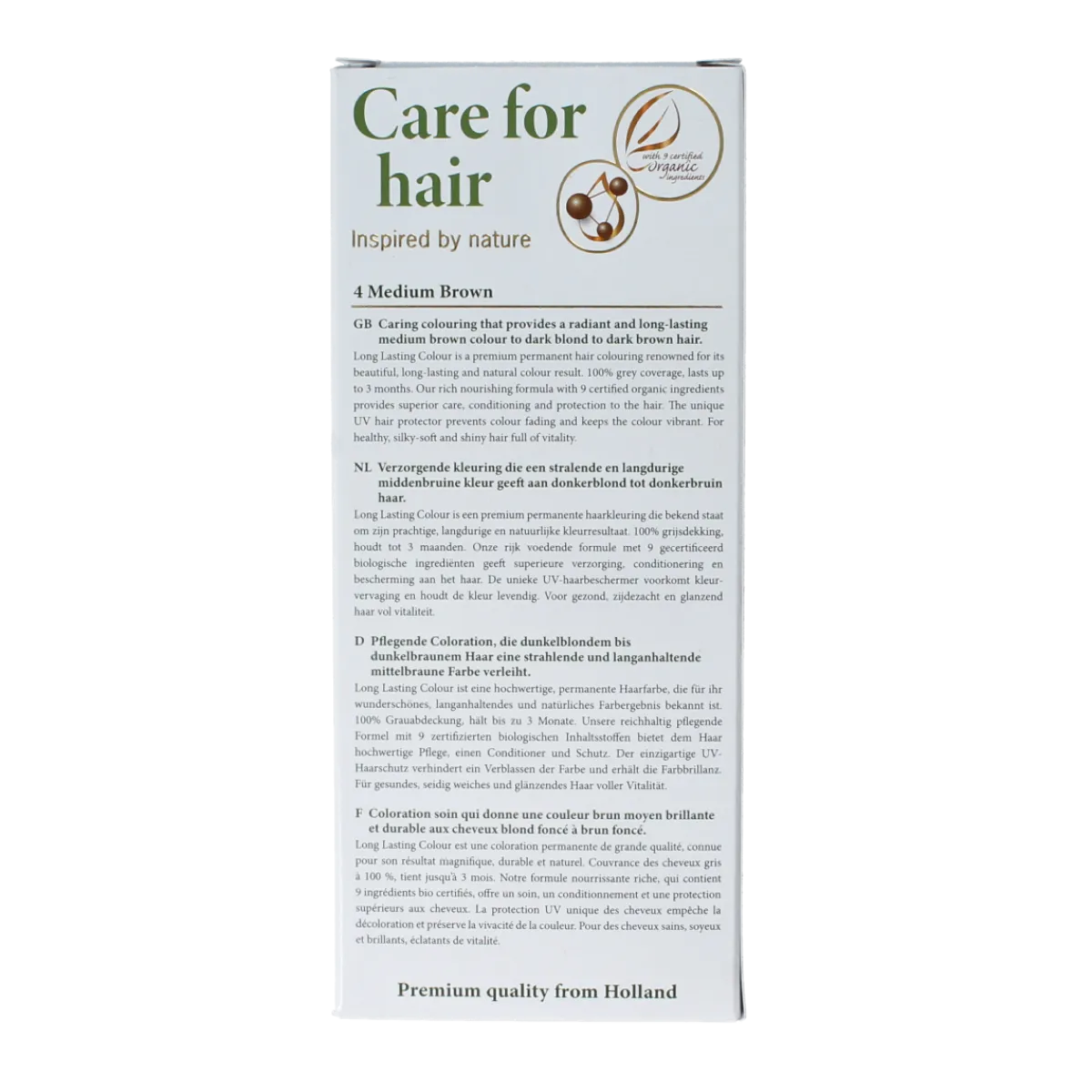 Henna Plus Long lasting colour 4 medium brown