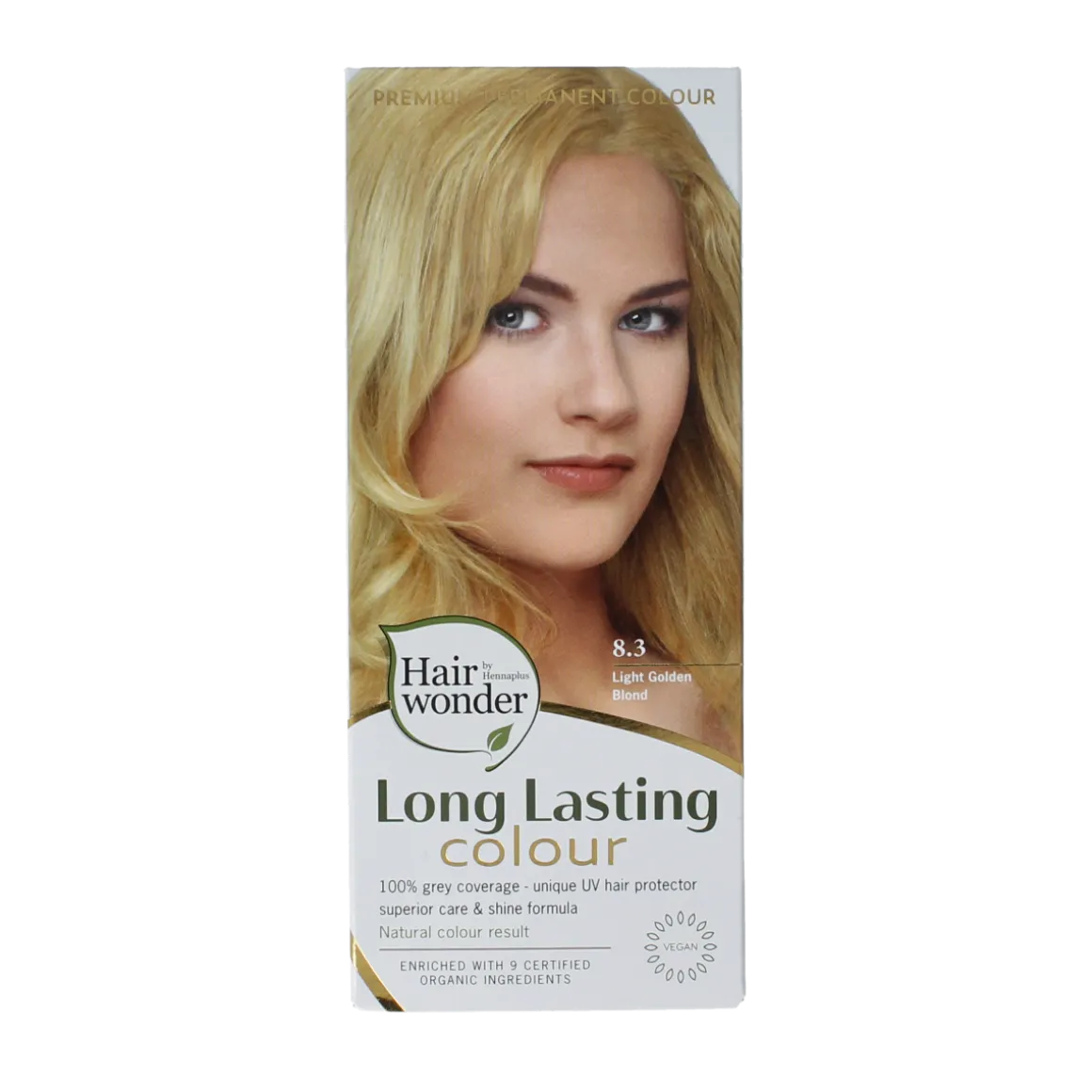 Henna Plus Long lasting colour 8.3 golden blond