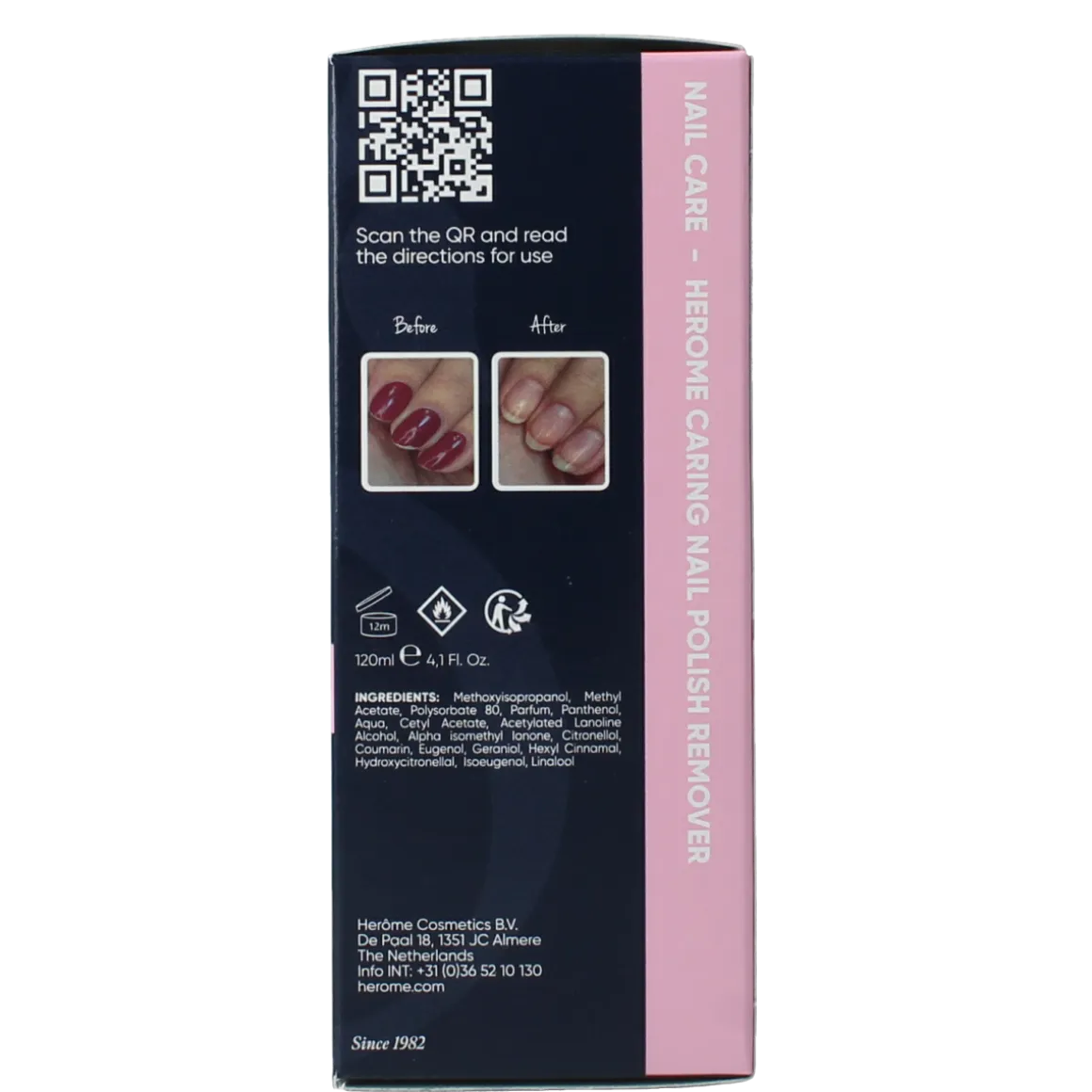 Herome Caring nailpolish remover
