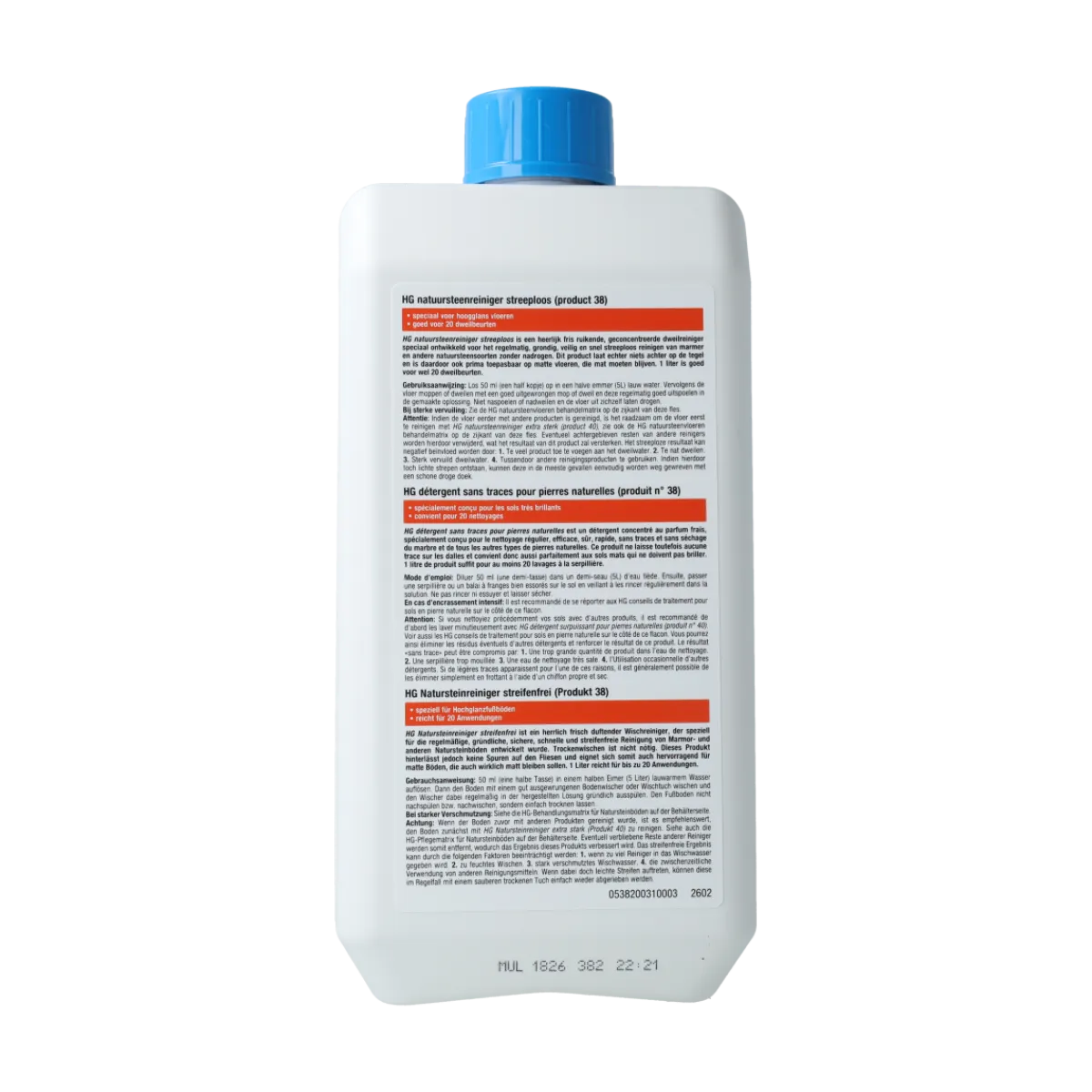 Online HG Natuursteen reiniger streeploos