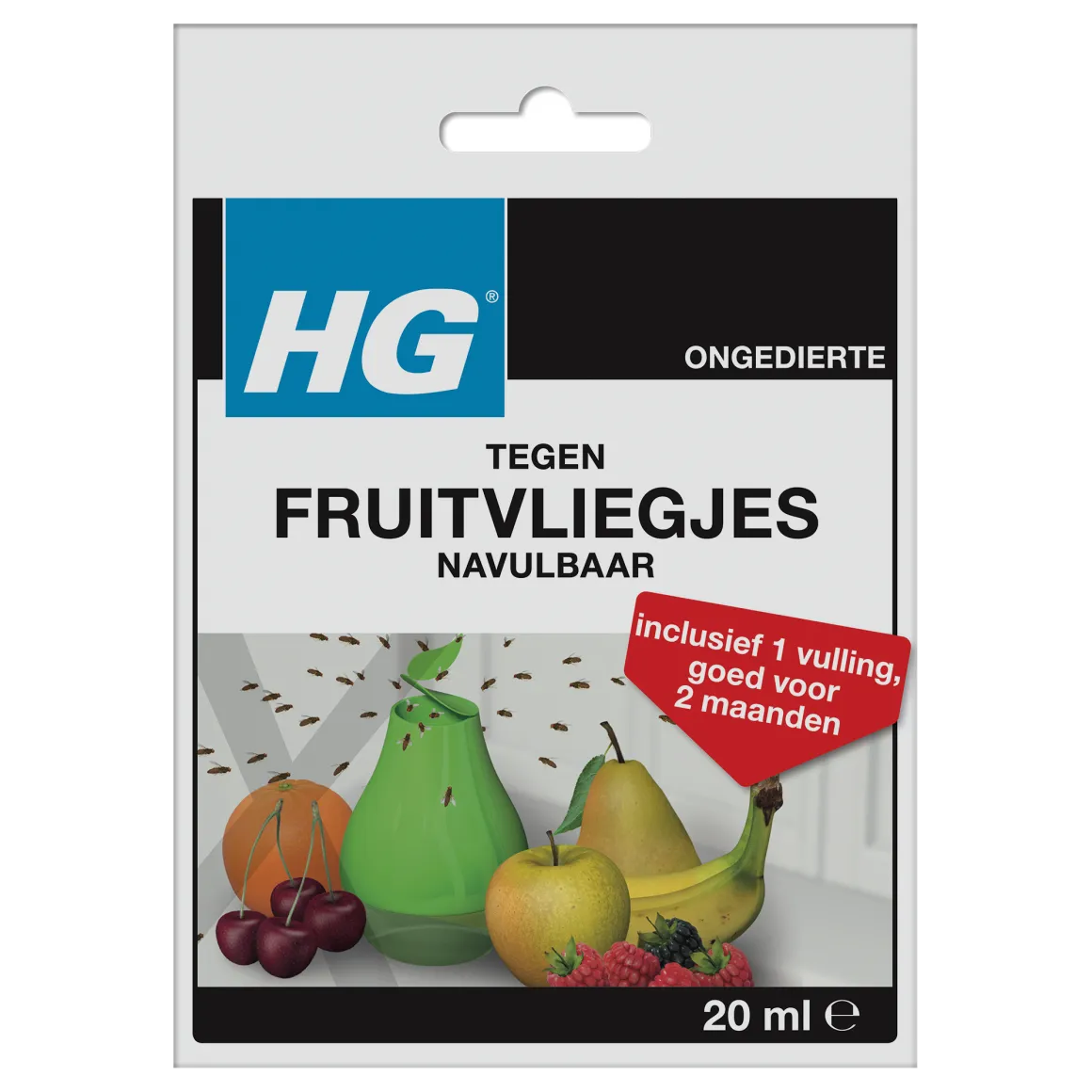 HG X fruitvliegjesval