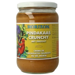 Best Horizon Pindakaas crunchy met zeezout eko bio