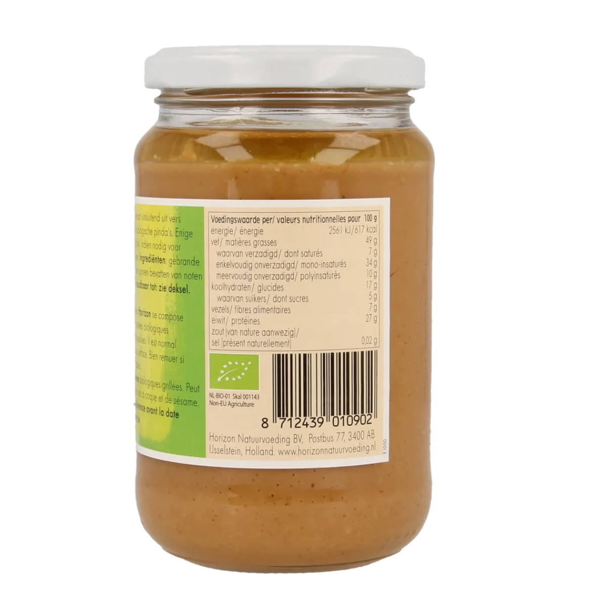 Clearance Horizon Pindakaas zonder zout eko bio