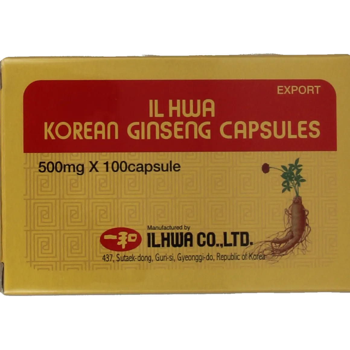 New Ilhwa Korean ginseng capsule